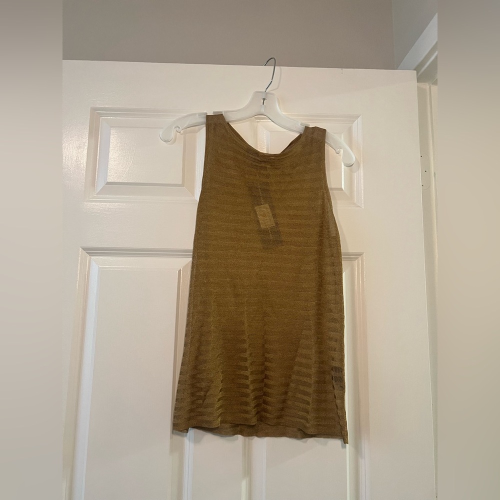 Emanuel Ungaro Copper Mesh Tank